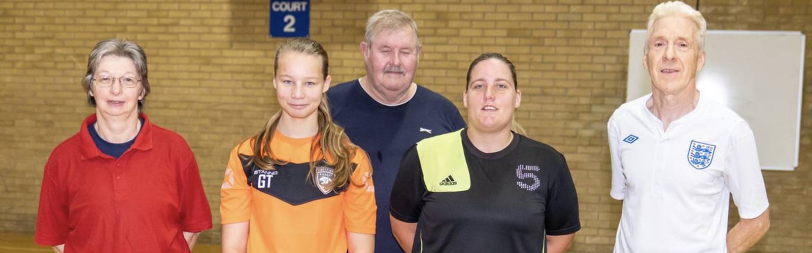 Members of Age UK Sheffield's Walking Football programme