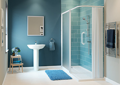 Hardraw easy access shower