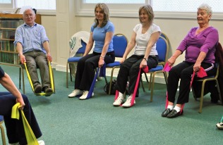 People attending a LIFT class