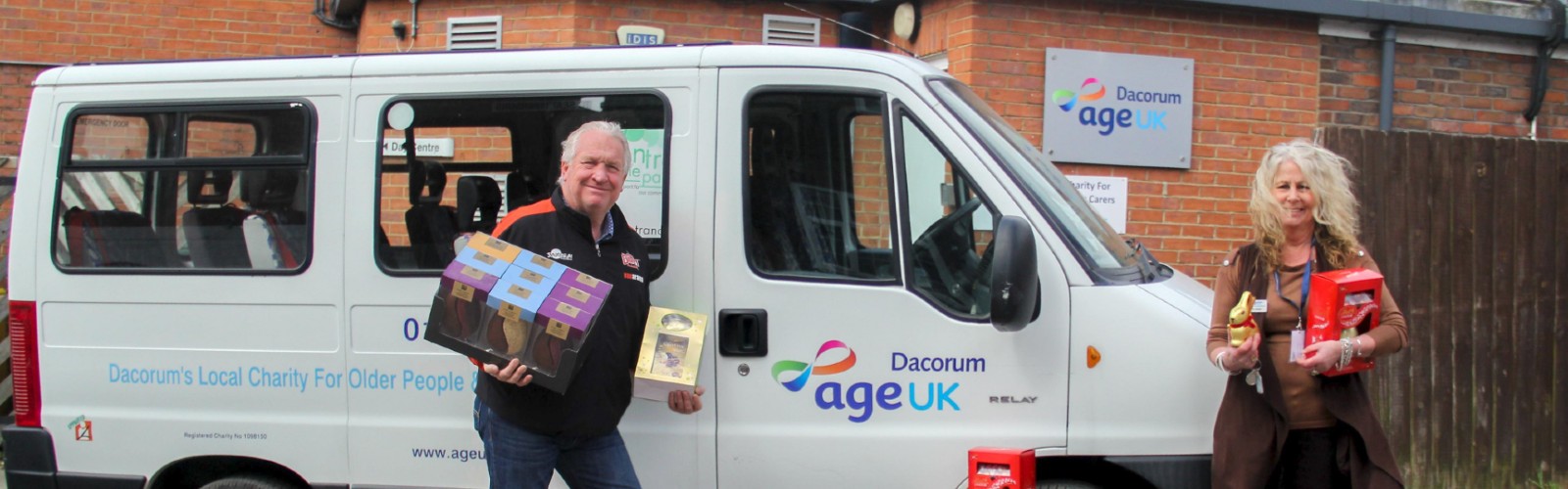 MP Mike Penning at Age UK Dacorum