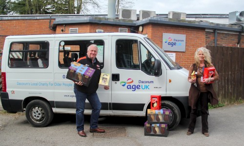 MP Mike Penning at Age UK Dacorum